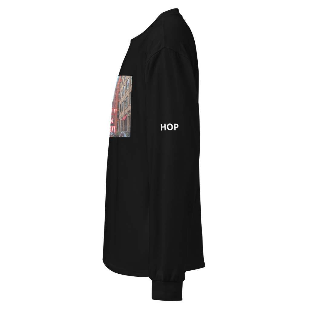 CM96 BK Premium heavyweight long sleeve shirt